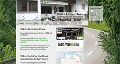 Desktop Screenshot of biker-hotel-harz.de